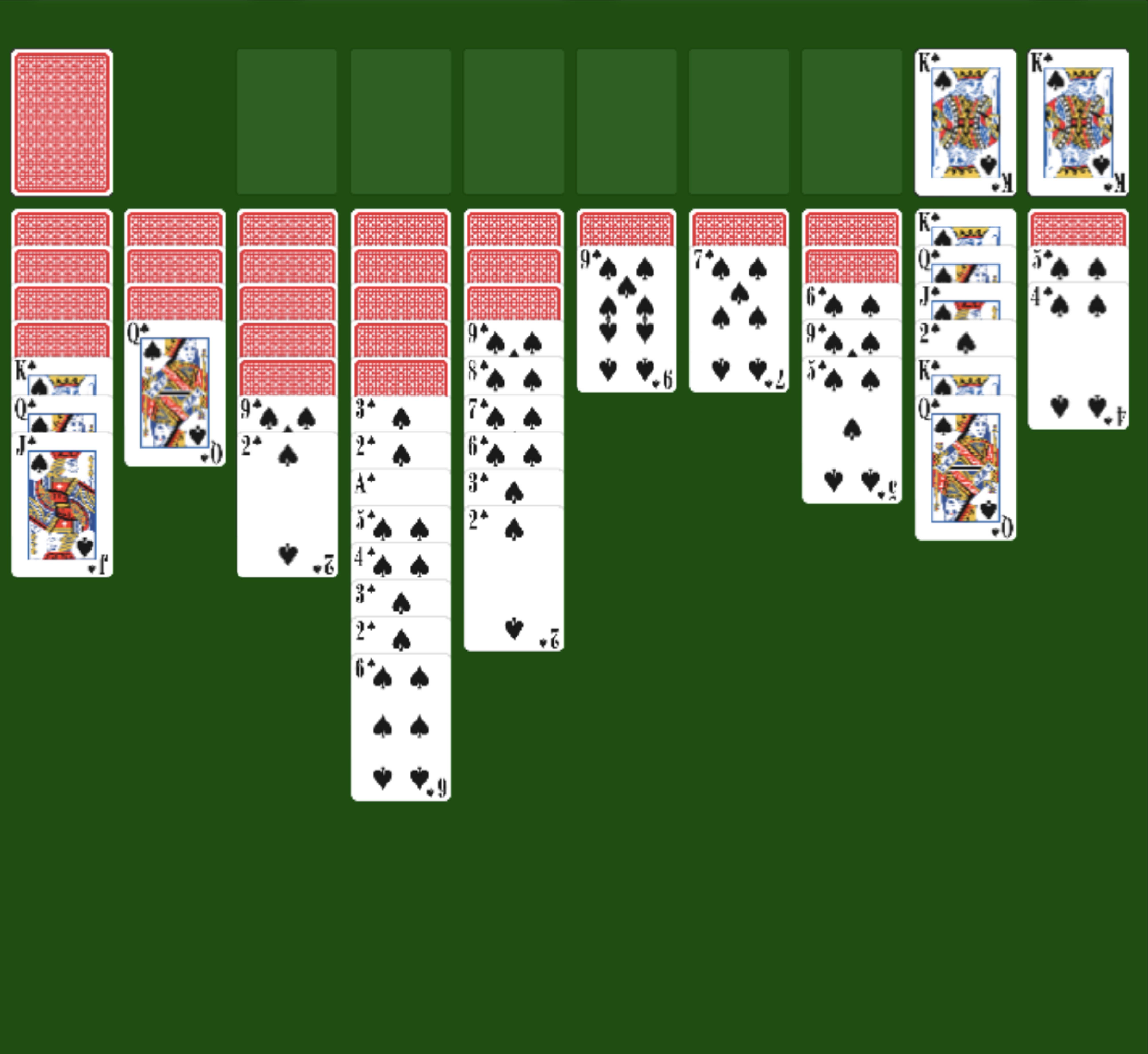 play online games spider solitaire