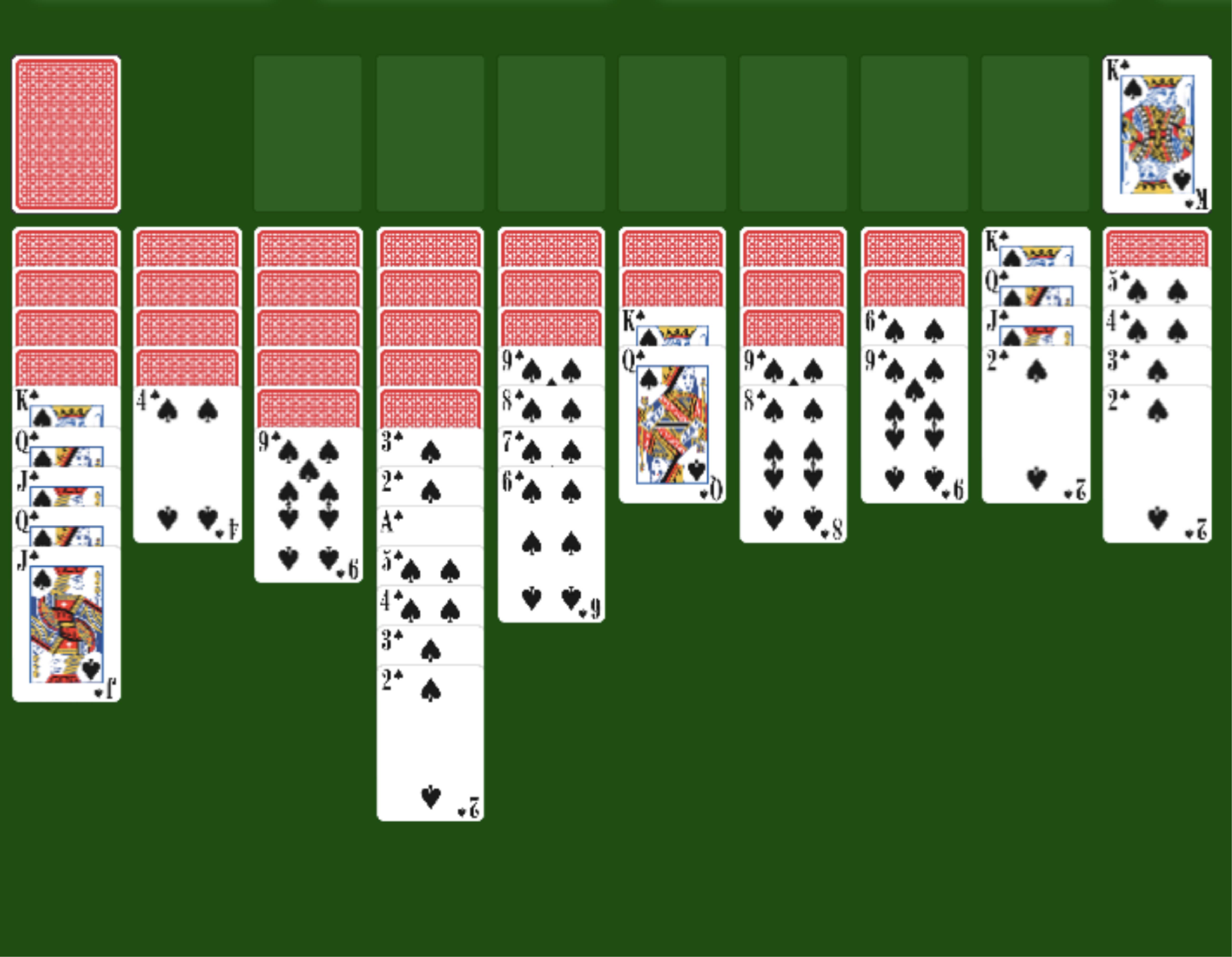 spider 2 suits solitaire free online
